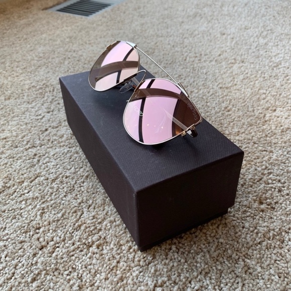 Tom Ford Rose Gold Aviator Sunglasses - Picture 2 of 7